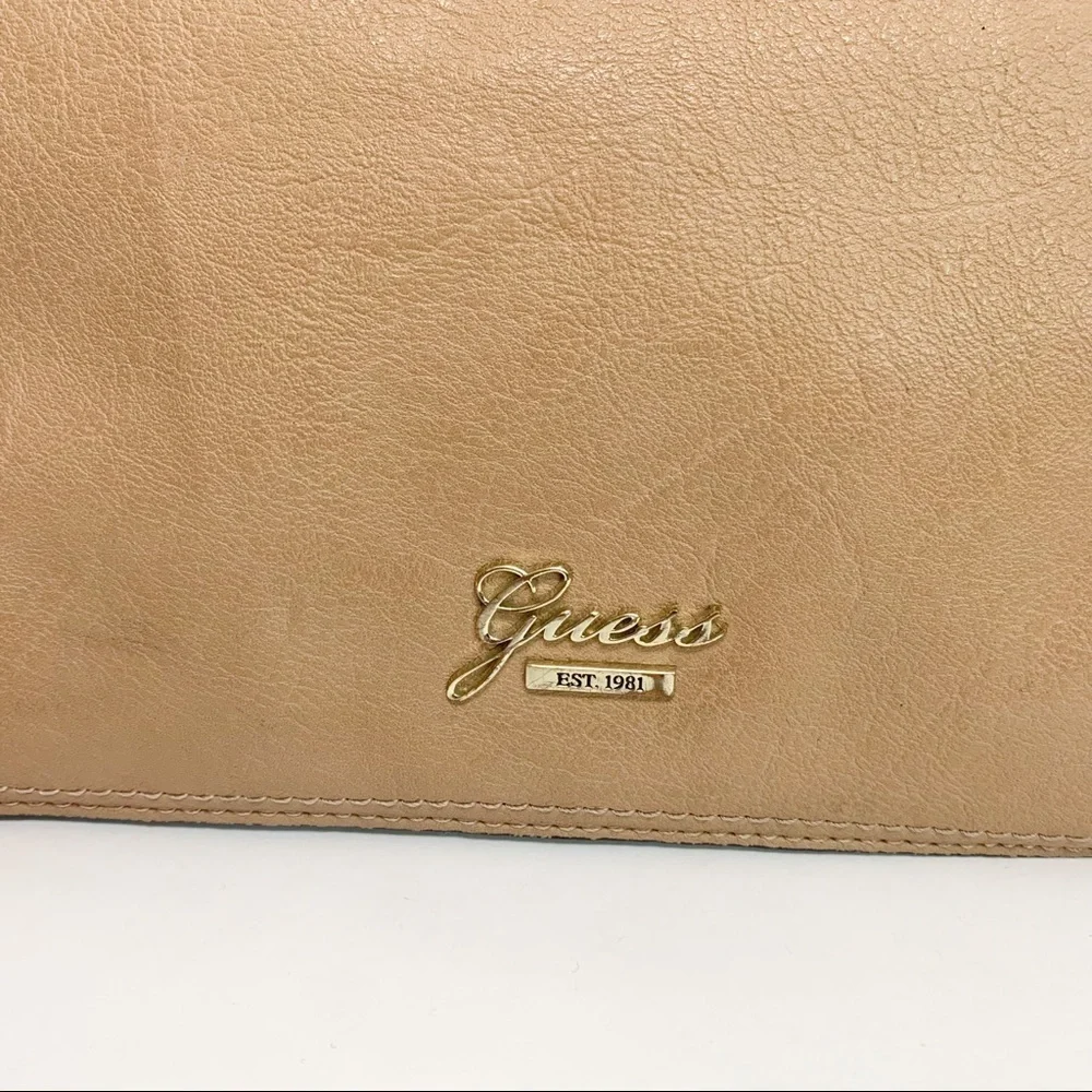 GUESS Faux Leather Kelly double handle Handbag - Picture 3 of 16
